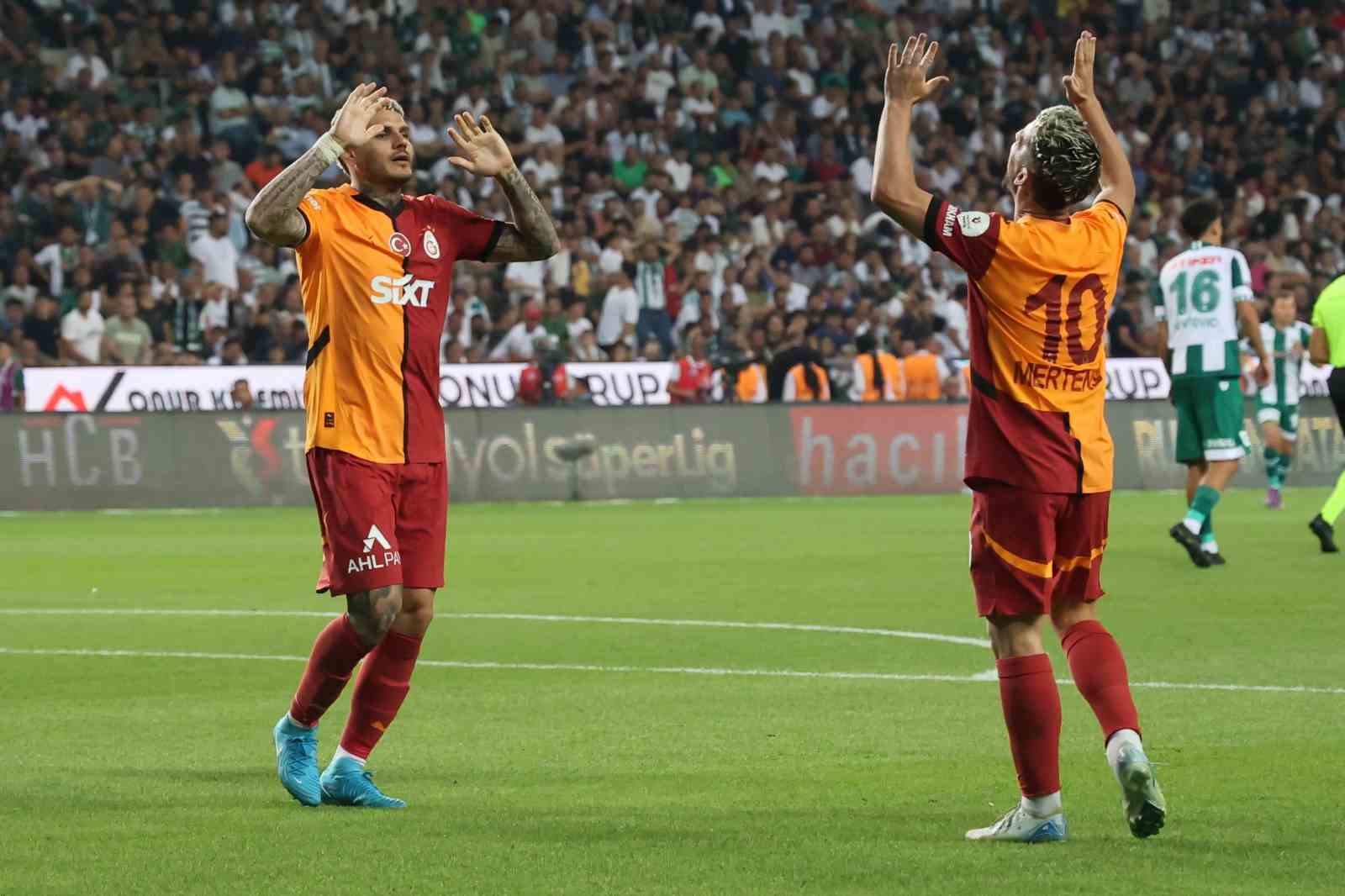 Trendyol Süper Lig: Konyaspor: 1 - Galatasaray: 2 (Maç sonucu)
