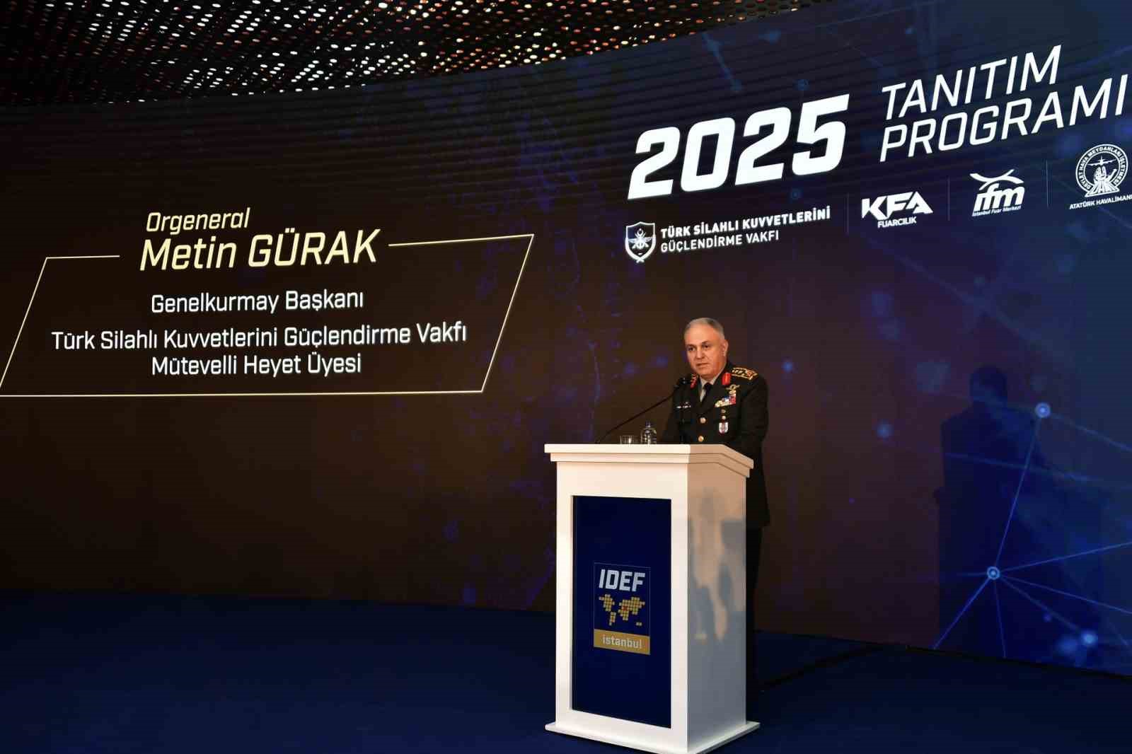 IDEF 2025 Tanıtım Programı İstanbul Fuar Merkezi’nde düzenlendi
