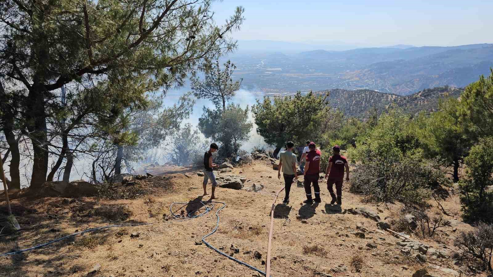 Tire ve Bayındır’da orman yangınları sürüyor
