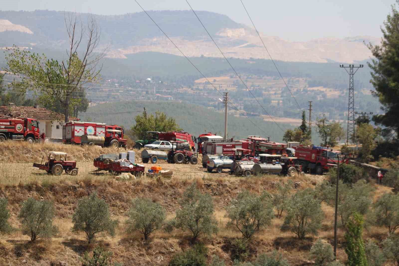 Bozdoğan yangını 45’inci saatte devam ediyor
