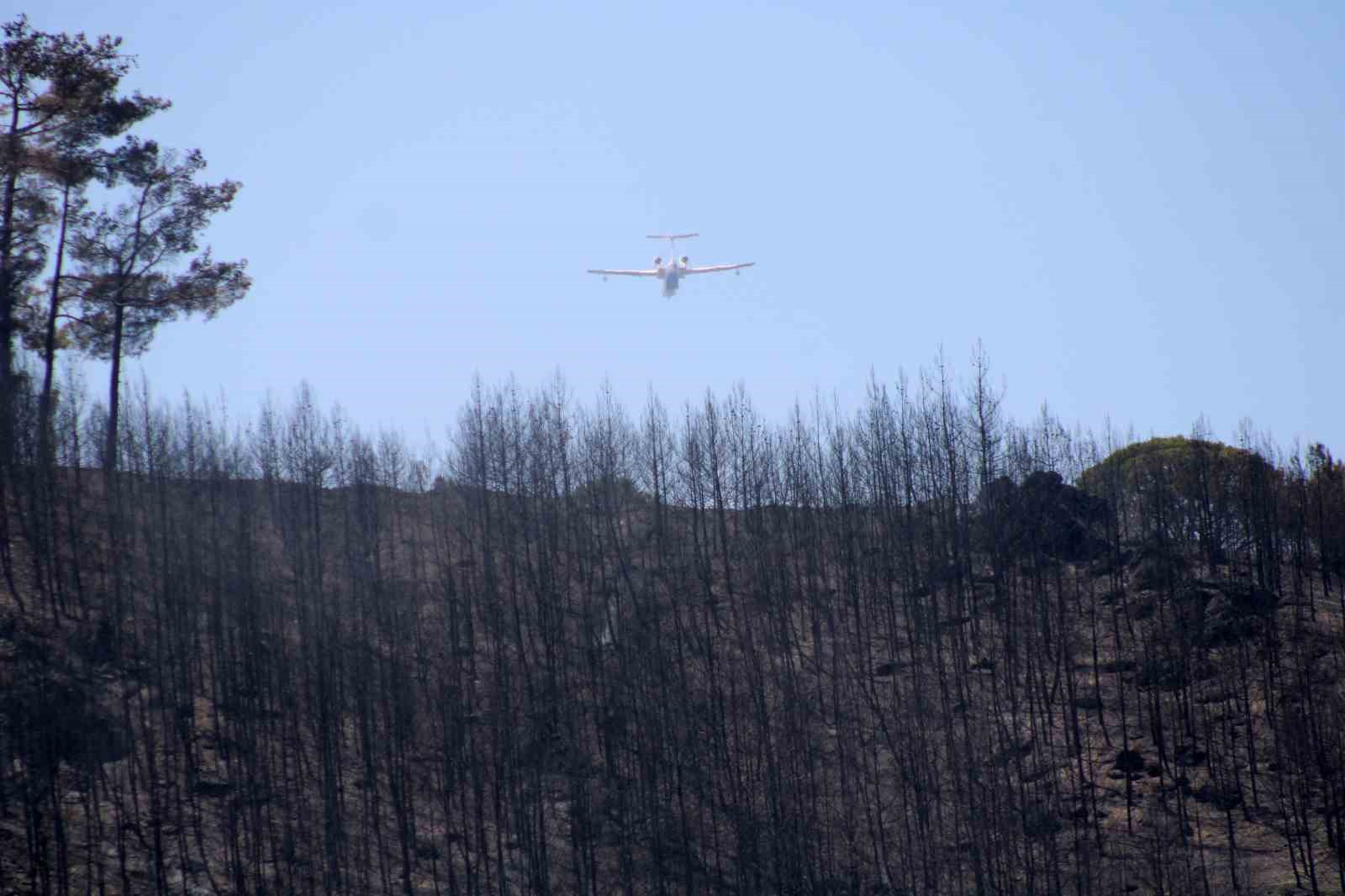 Bozdoğan yangını 45’inci saatte devam ediyor
