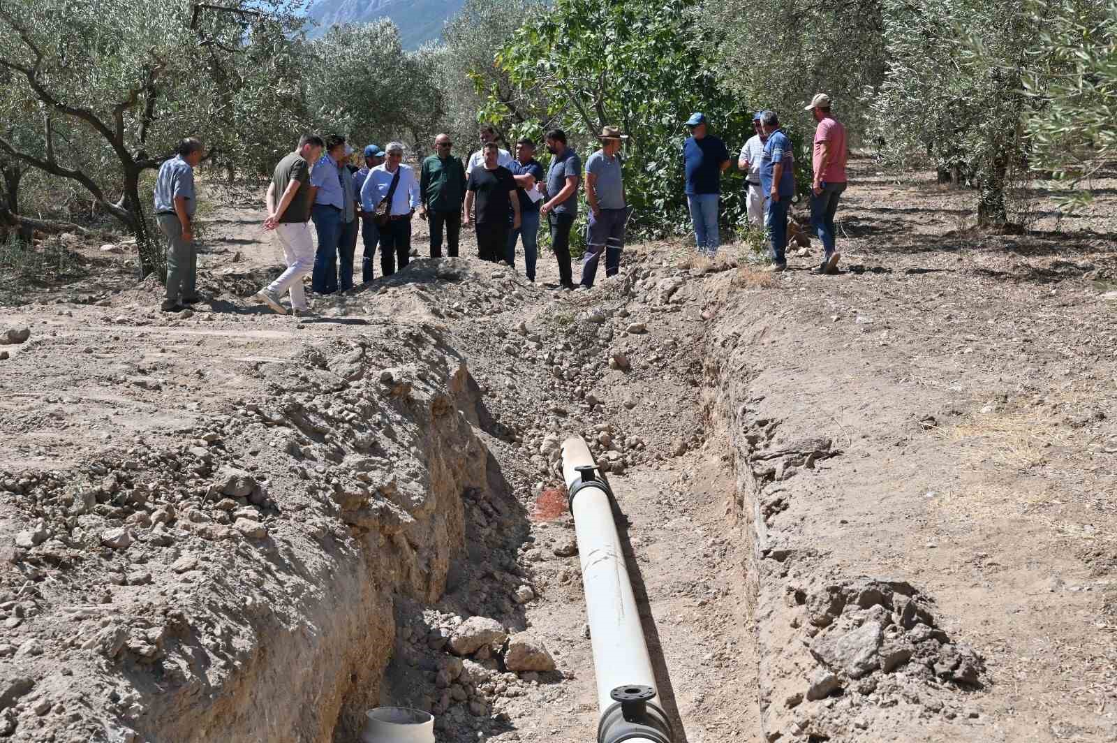 Öveçli projesi ile 2100 dekar arazi suya kavuşacak
