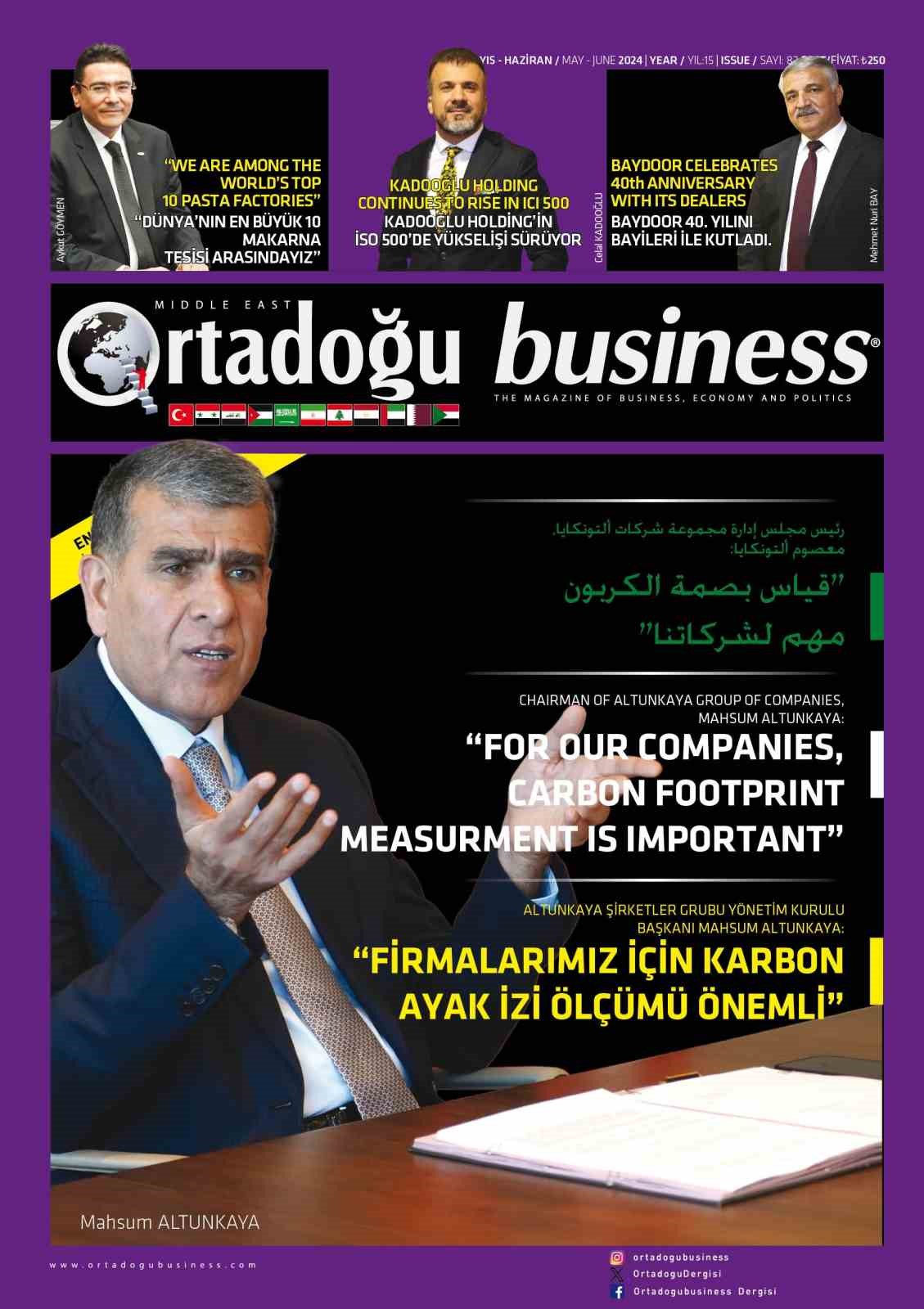 Ortadoğu Business’a Irak Gaziantep Başkonsolosluğundan ödül
