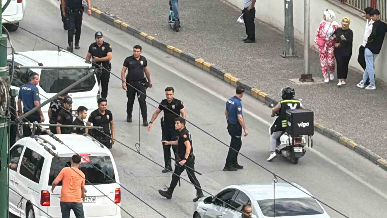 Gaziantep’te trafikte çıkan kavgaya polis müdahale etti
