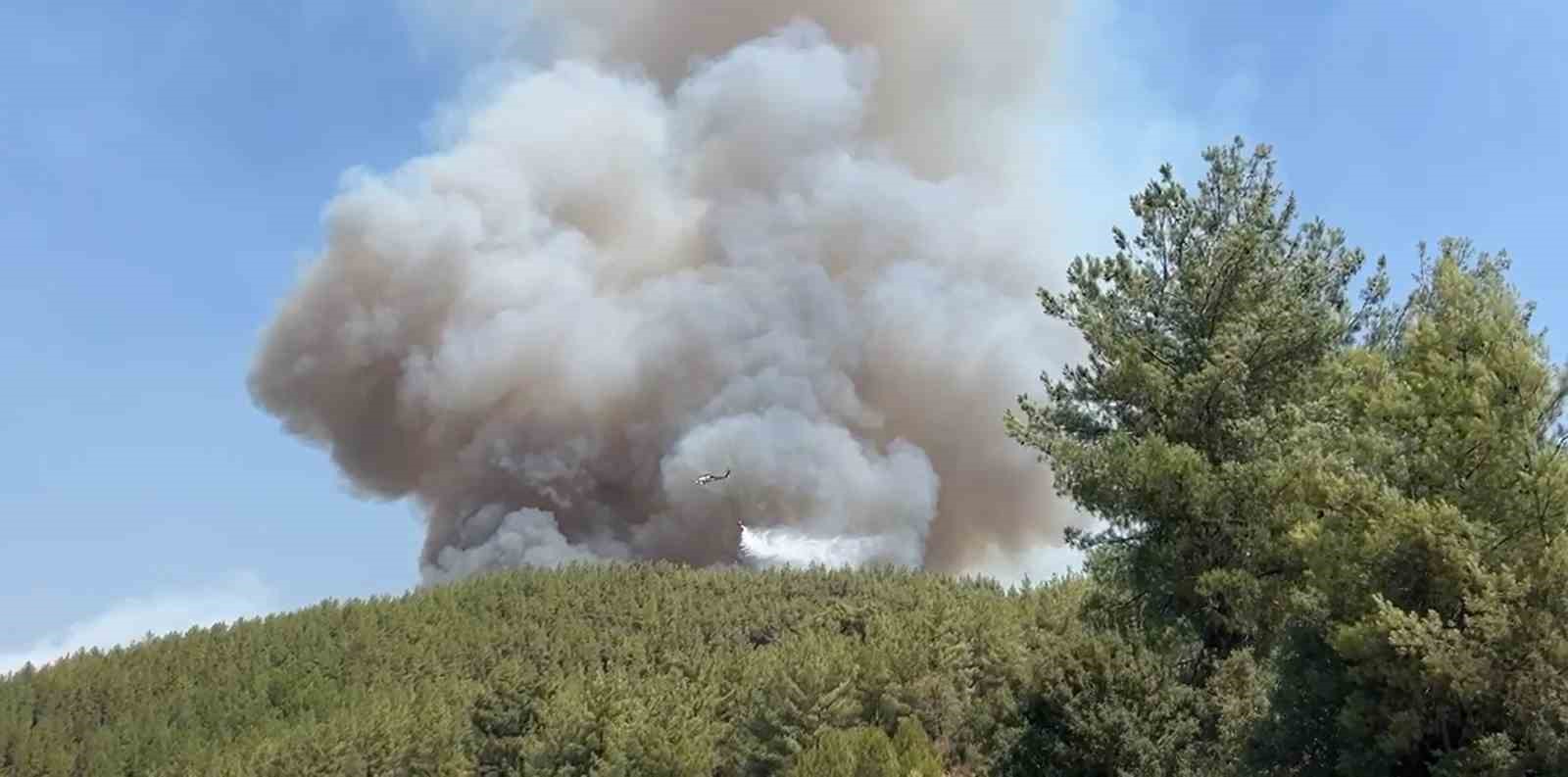 Muğla’daki yangınlara 20 hava aracıyla müdahale ediliyor
