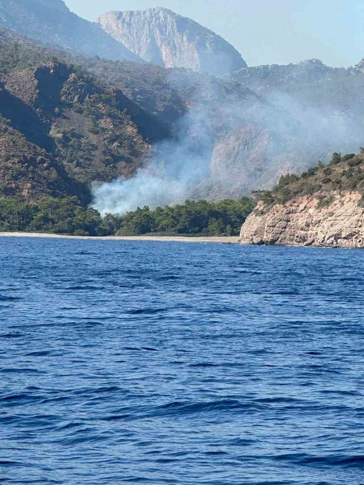 Muğla Datça’da da orman yangını çıktı
