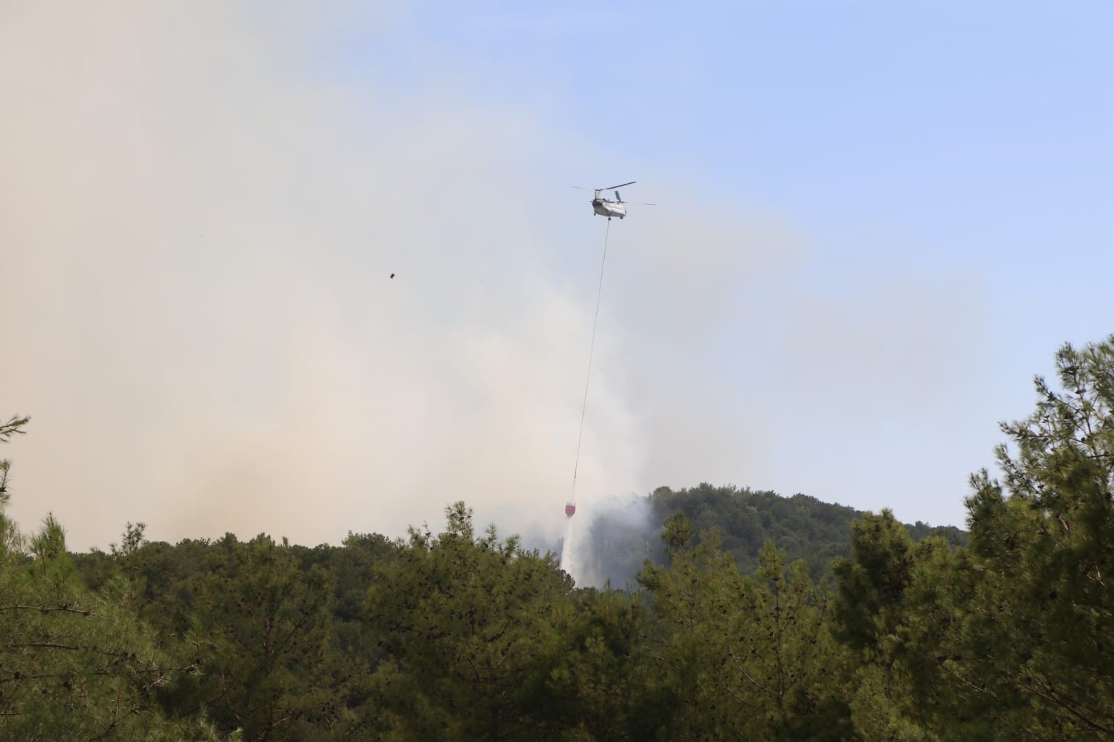 Yerli ve milli Nefes T-70, Ula’da yangınla mücadelede etkili rol oynuyor
