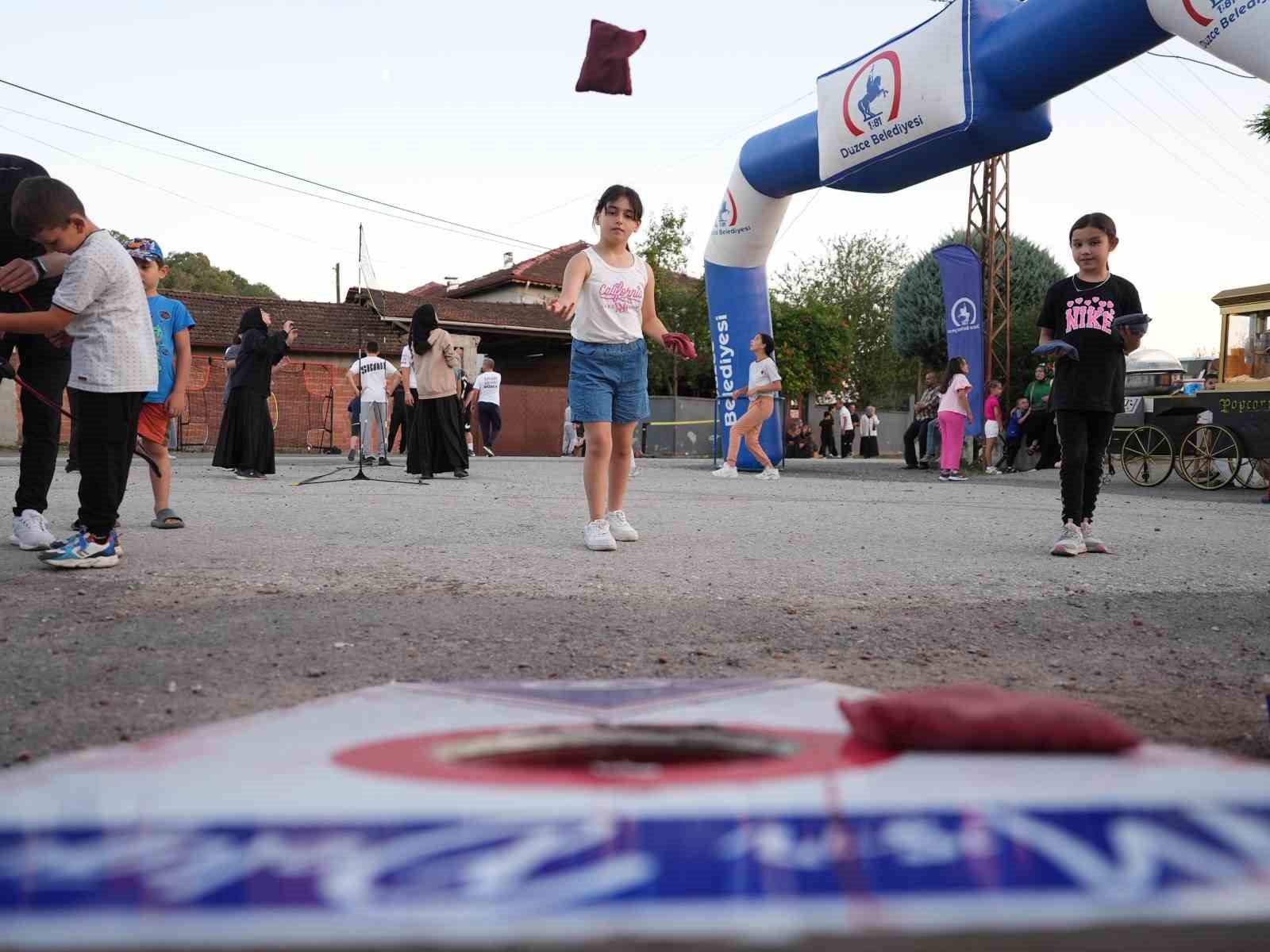 Düzce Belediyesi spor etkinliklerini mahallelere taşıyor
