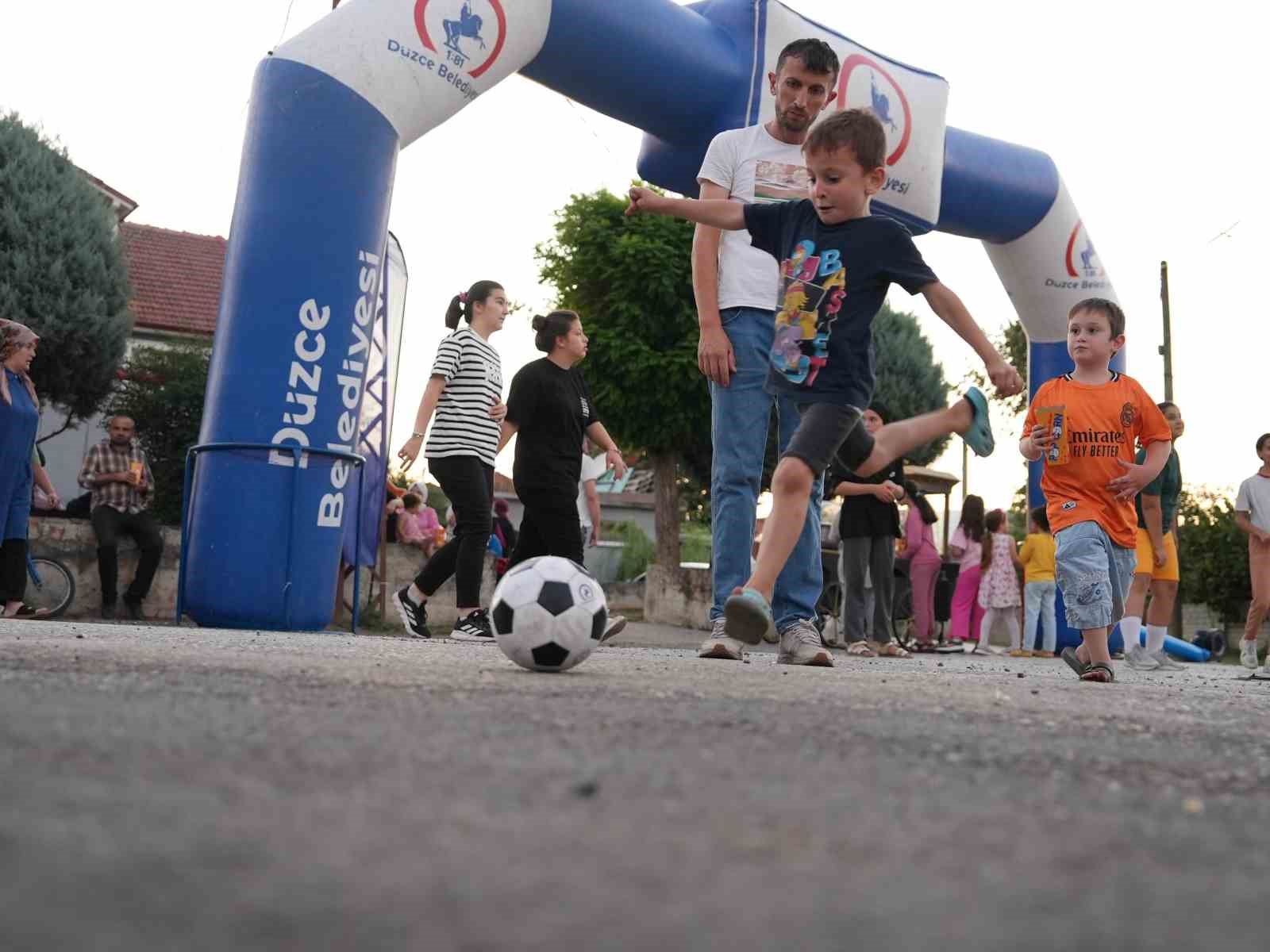 Düzce Belediyesi spor etkinliklerini mahallelere taşıyor
