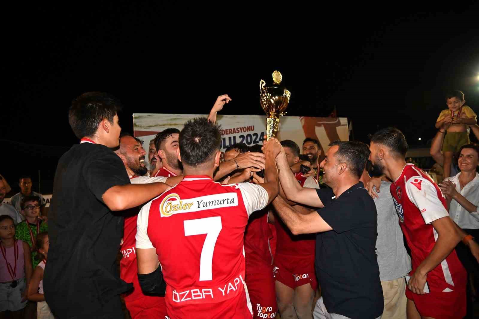 Manavgat’ta plaj futbolu coşkusu sona erdi
