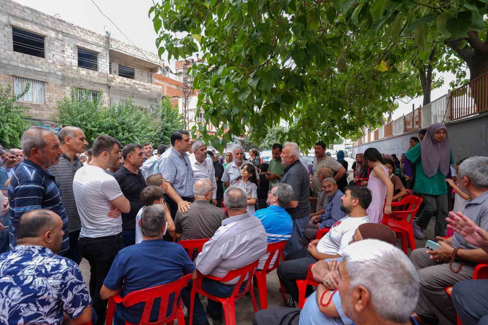 Yılmaz, mahalle ziyaretlerini aralıksız sürdürüyor
