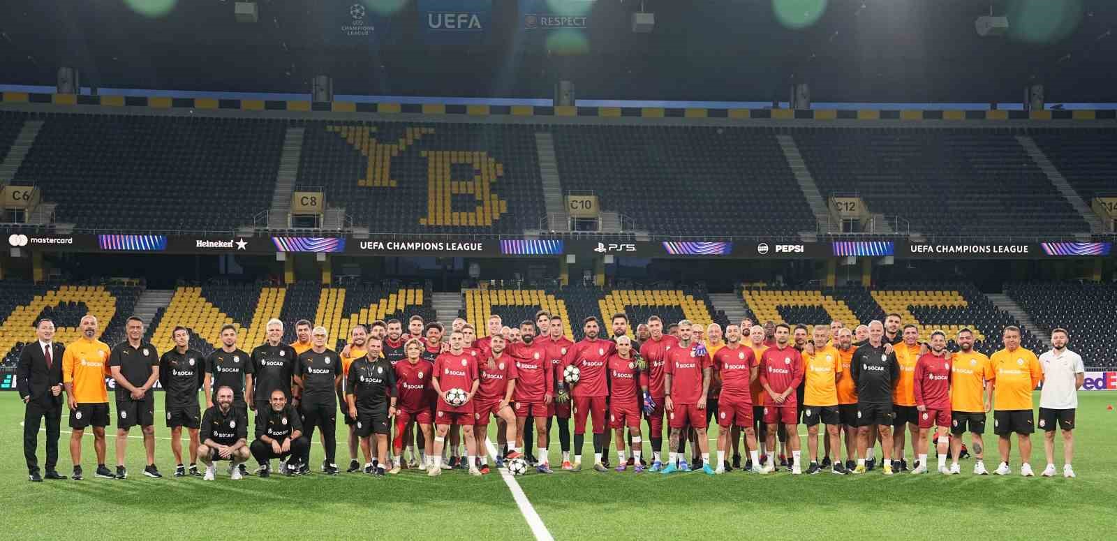 Galatasaray, Young Boys maçı hazırlıklarını tamamladı
