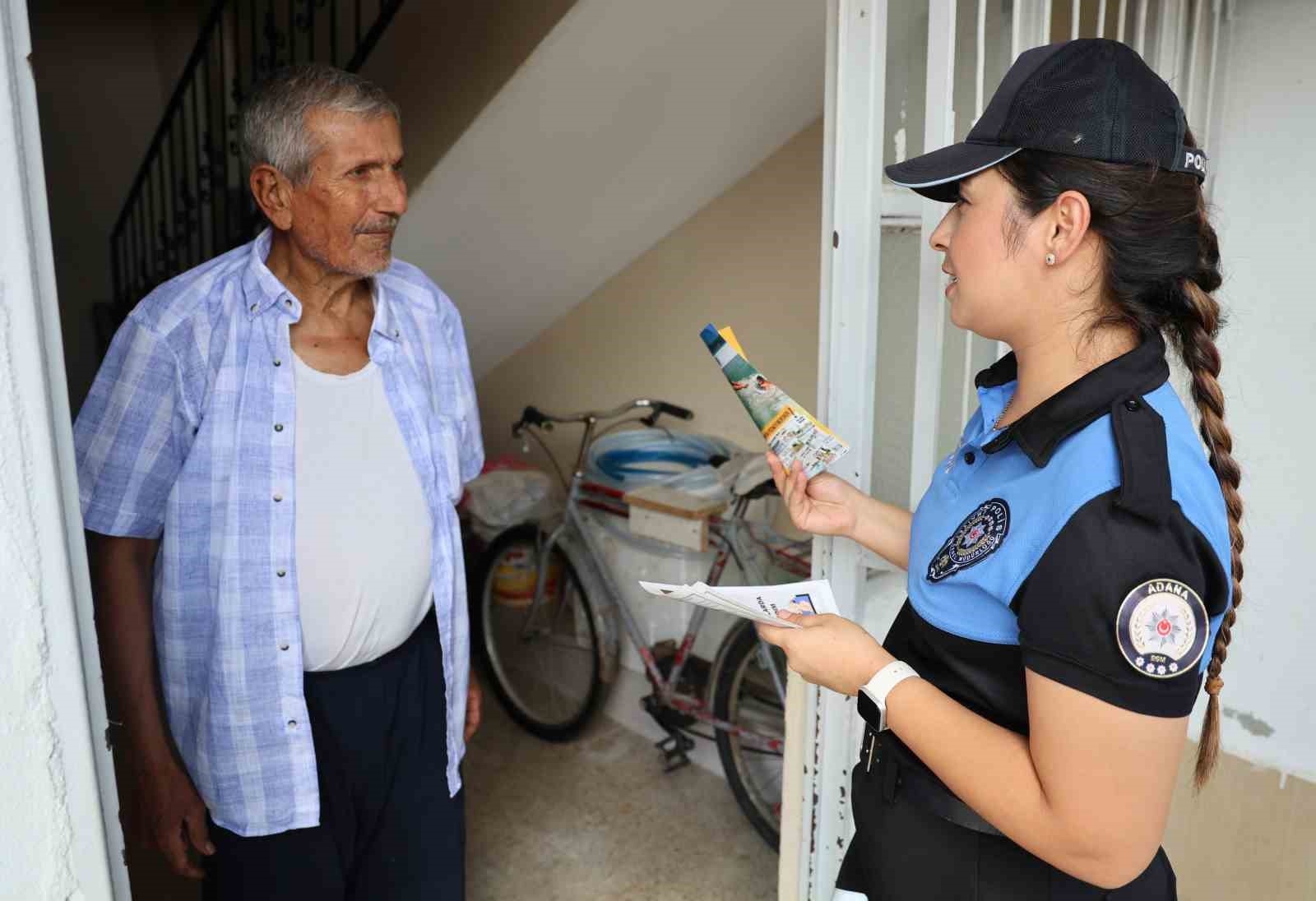 Polis ‘Çocuklar boğulmasın’ diye kapı kapı gezdi
