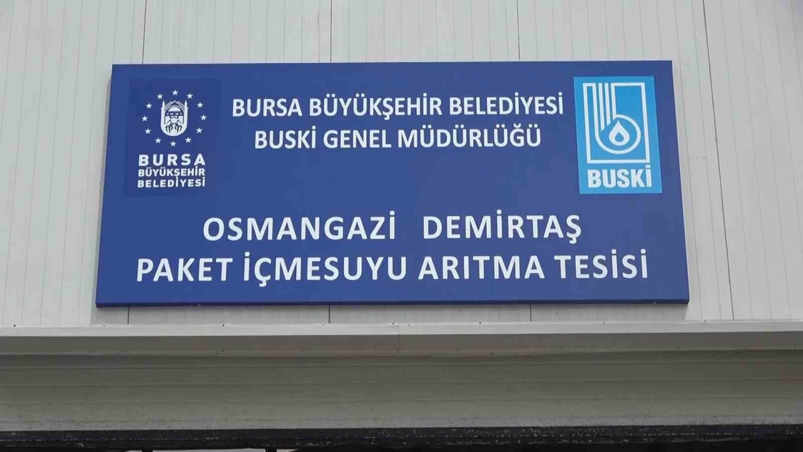 Bursa’da su çeşmeden içilecek
