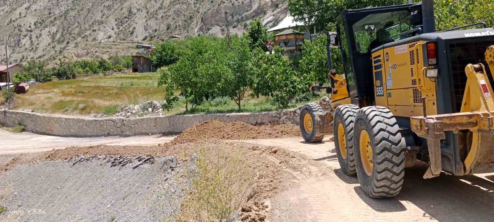 Erzurum’da heyelan kamerada
