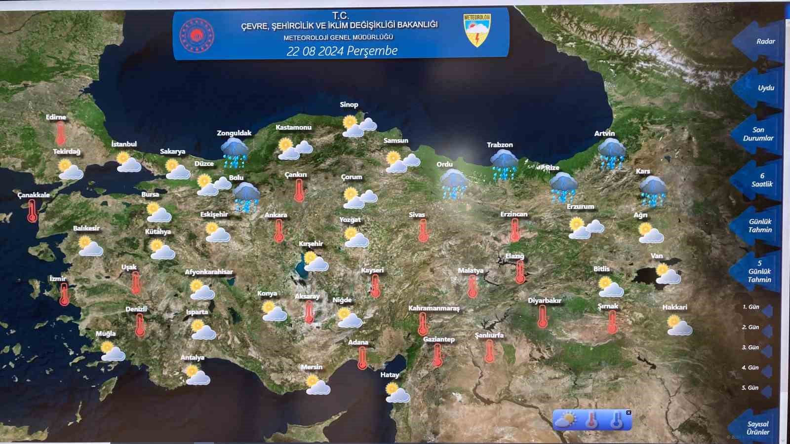 Hafta sonu sıcaklıklar mevsim normalleri civarına düşecek
