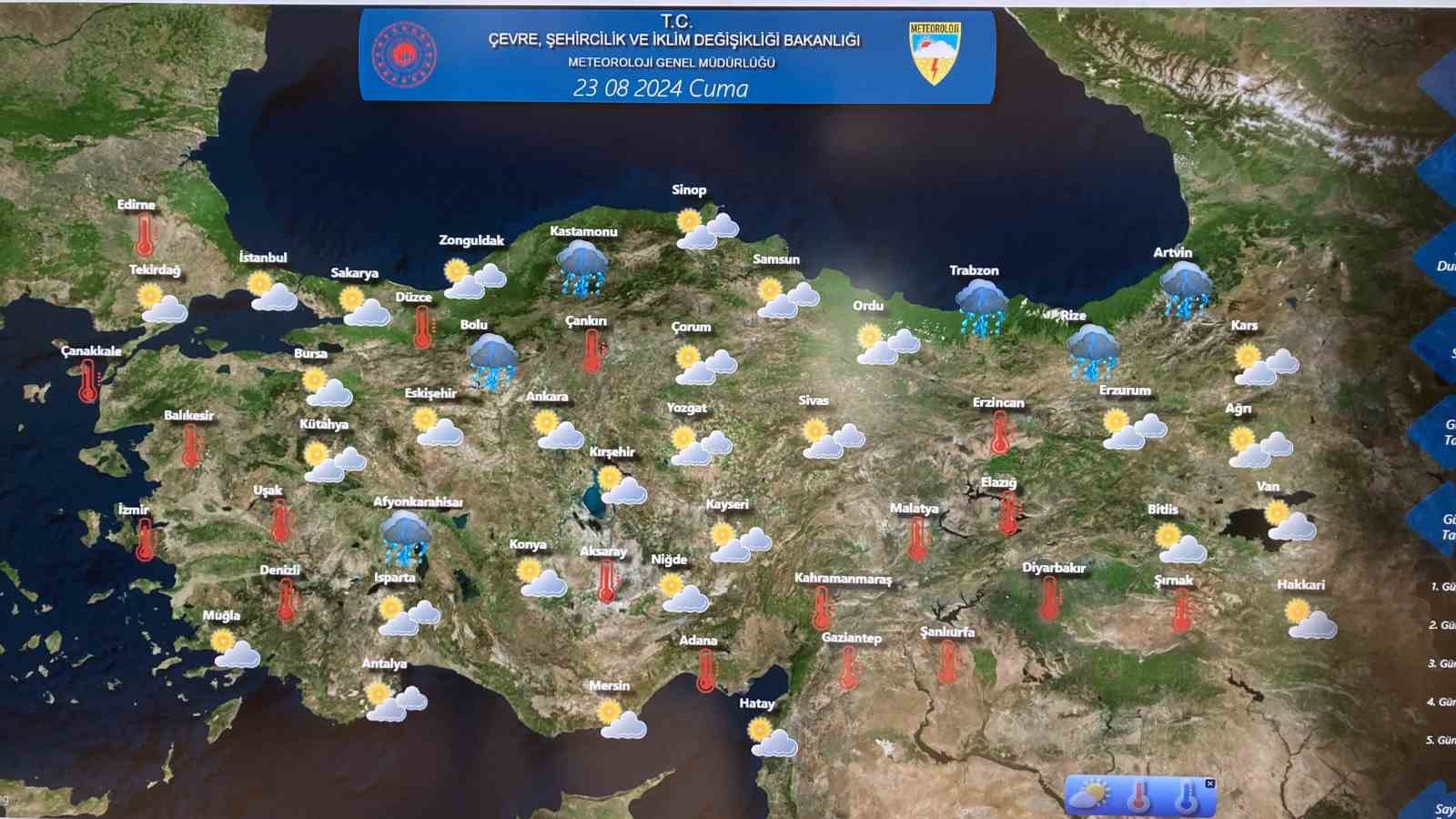 Hafta sonu sıcaklıklar mevsim normalleri civarına düşecek
