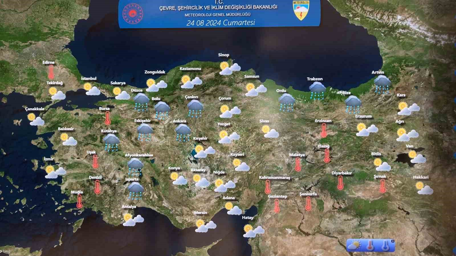 Hafta sonu sıcaklıklar mevsim normalleri civarına düşecek
