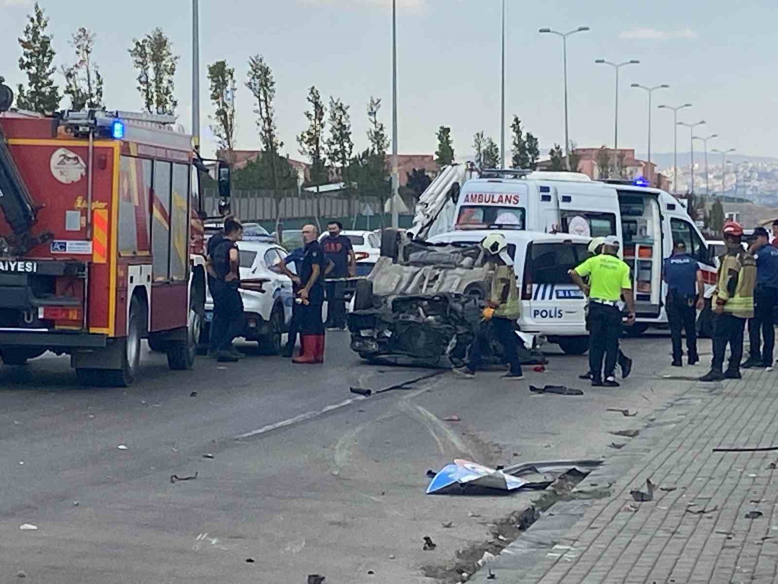 Etimesgut’ta trafik kazası: 1 ölü, 1 yaralı
