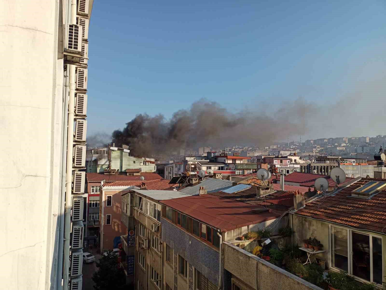 Otel yemekhanesinde yangın
