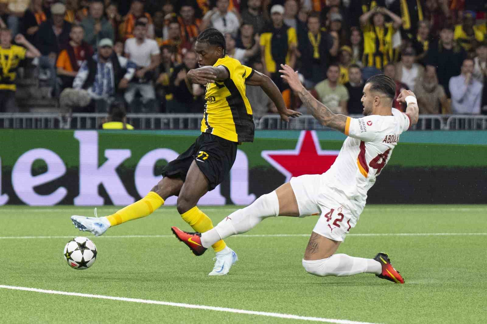 UEFA Şampiyonlar Ligi: Young Boys: 2 - Galatasaray: 0 (İlk yarı)
