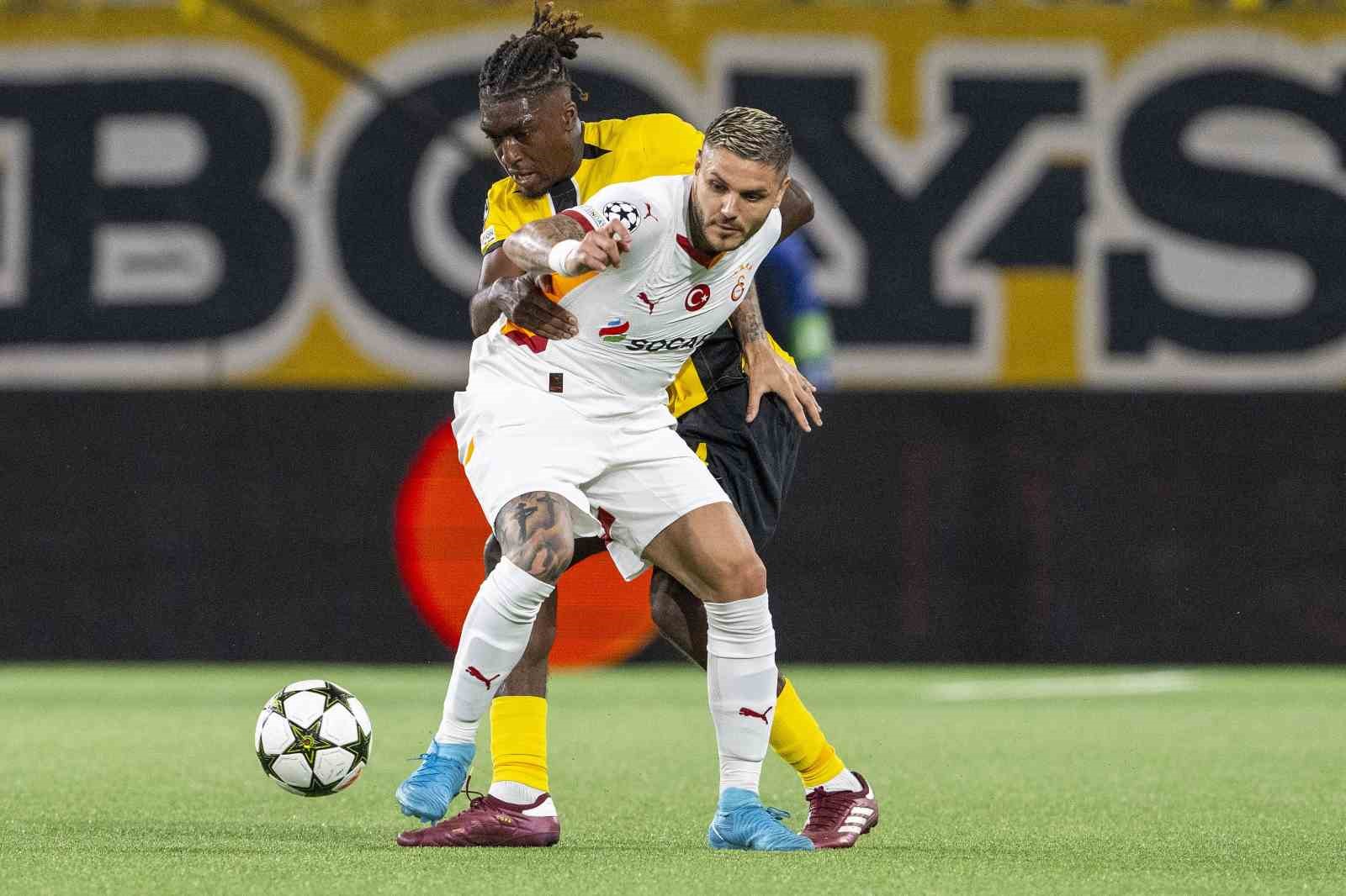 UEFA Şampiyonlar Ligi: Young Boys: 2 - Galatasaray: 0 (İlk yarı)
