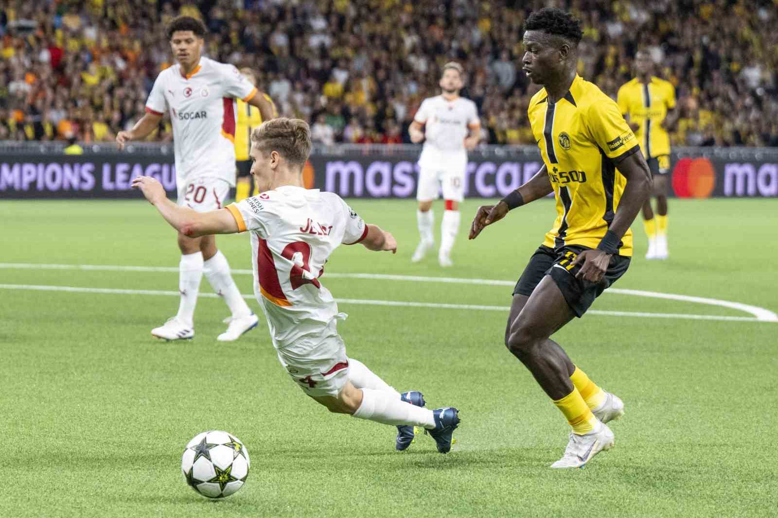 UEFA Şampiyonlar Ligi: Young Boys: 2 - Galatasaray: 0 (İlk yarı)
