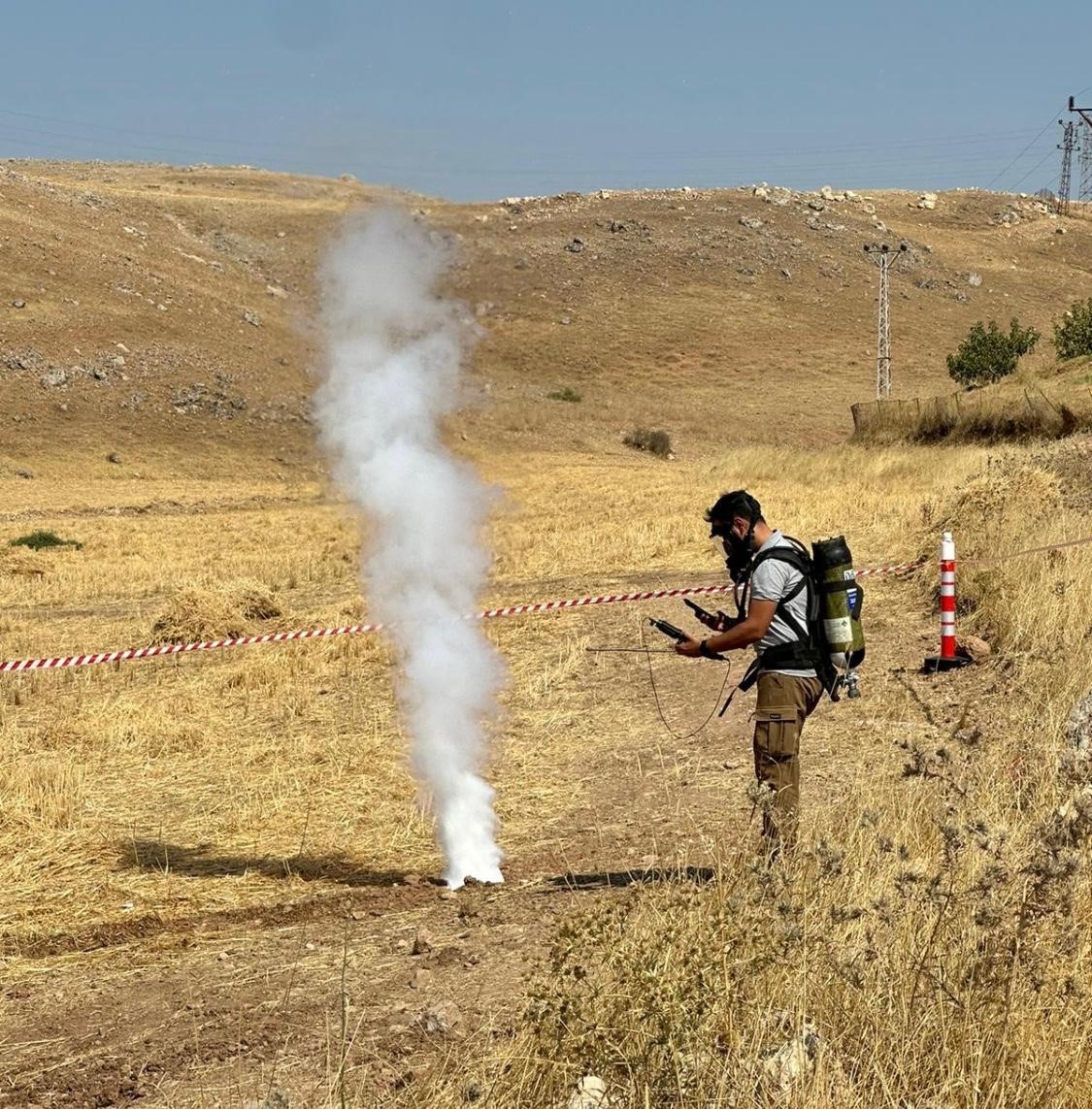 Siirt’te karbondioksit gaz hattında sızıntı
