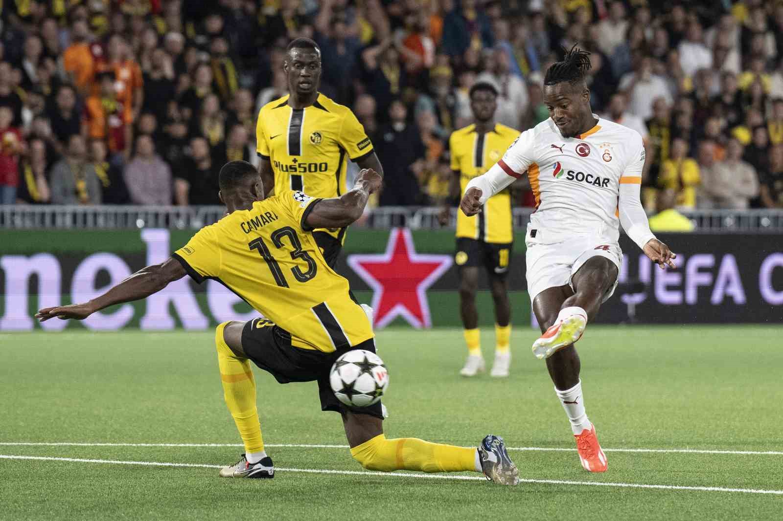 UEFA Şampiyonlar Ligi: Young Boys: 3 - Galatasaray: 2 (Maç sonucu)
