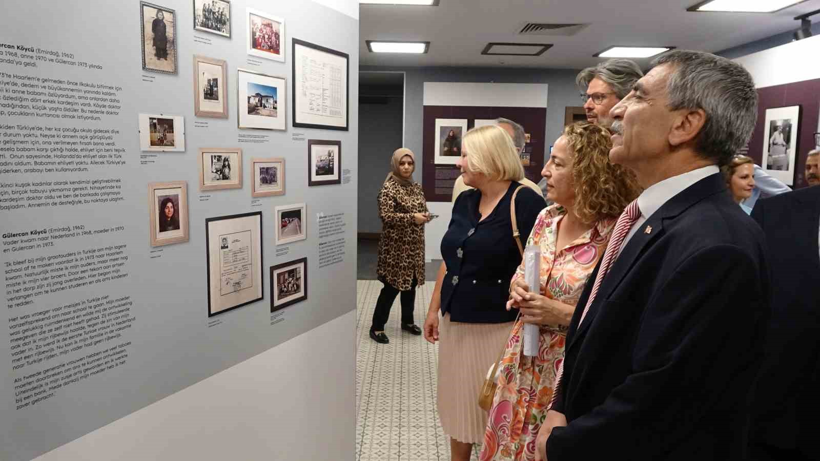 Yozgat’ta 60 yıl önce Hollanda’ya göç eden Türk kadınlarının fotoğrafları sergilendi
