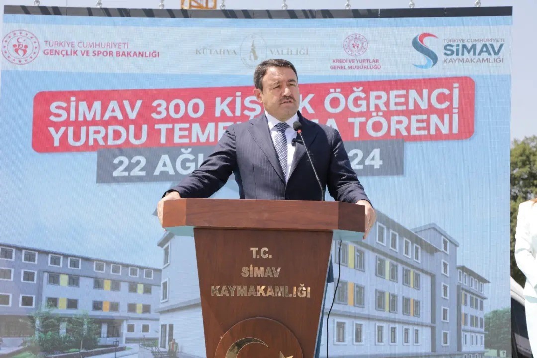 Simav’da 300 kişilik öğrenci yurdunun temeli atıldı
