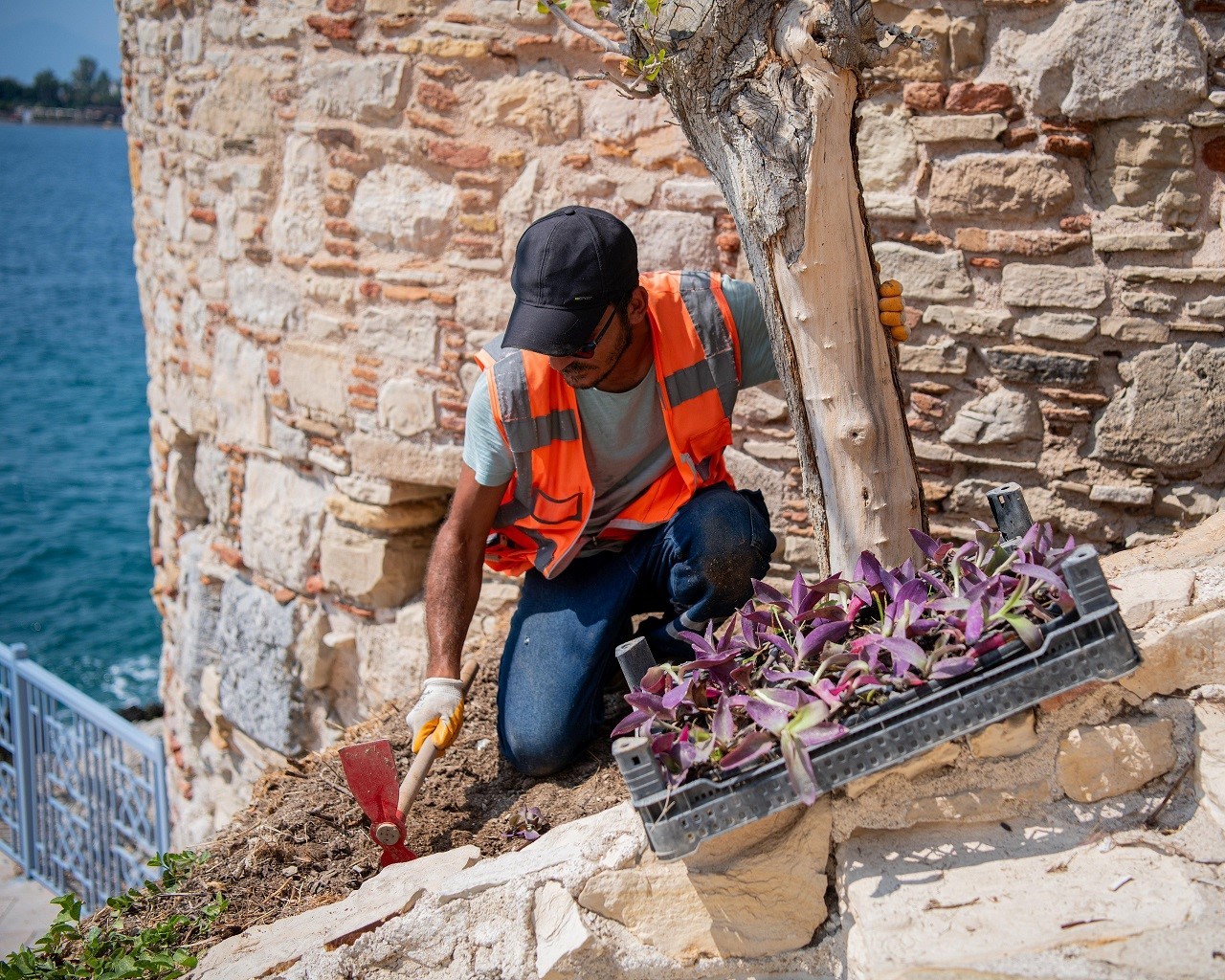 Güvercinada ziyaretçilerini yeni peyzajıyla karşılayacak
