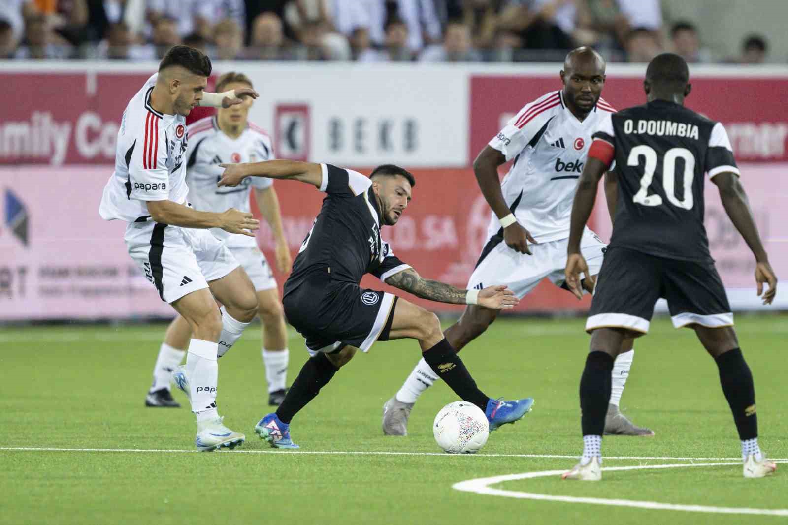 UEFA Avrupa Ligi: Lugano: 3 - Beşiktaş: 3 (Maç sonucu)
