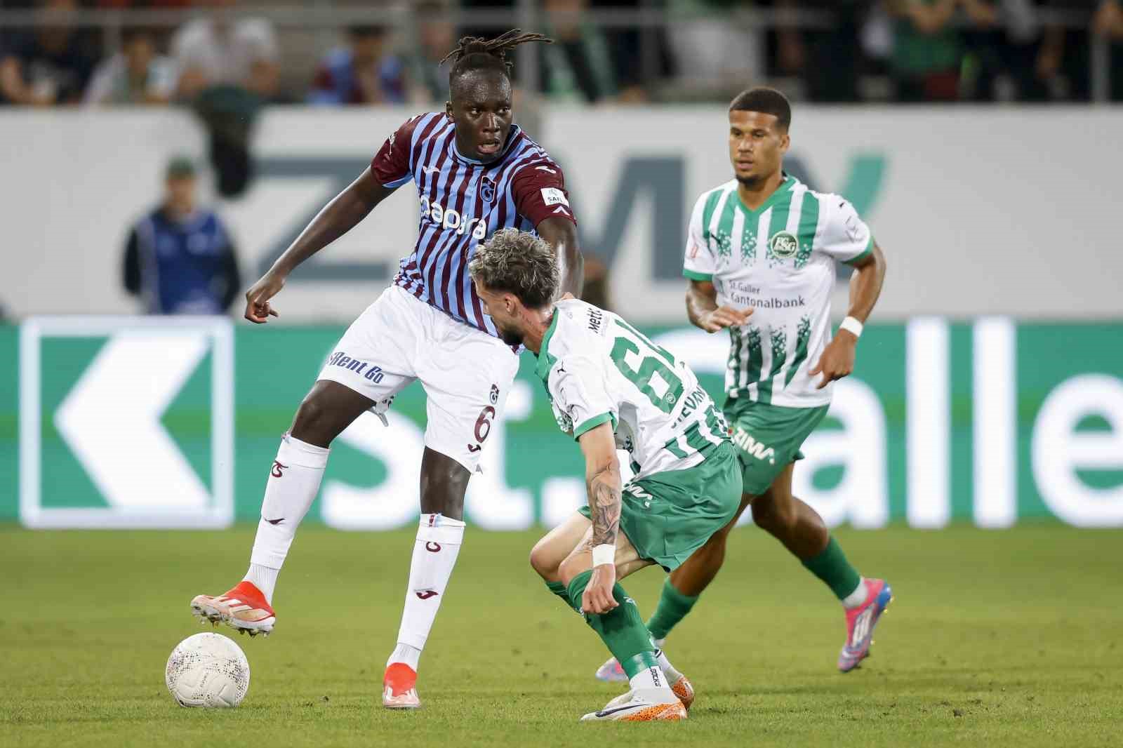 UEFA Avrupa Konferans Ligi: St. Gallen: 0 - Trabzonspor: 0 (Maç sonucu)
