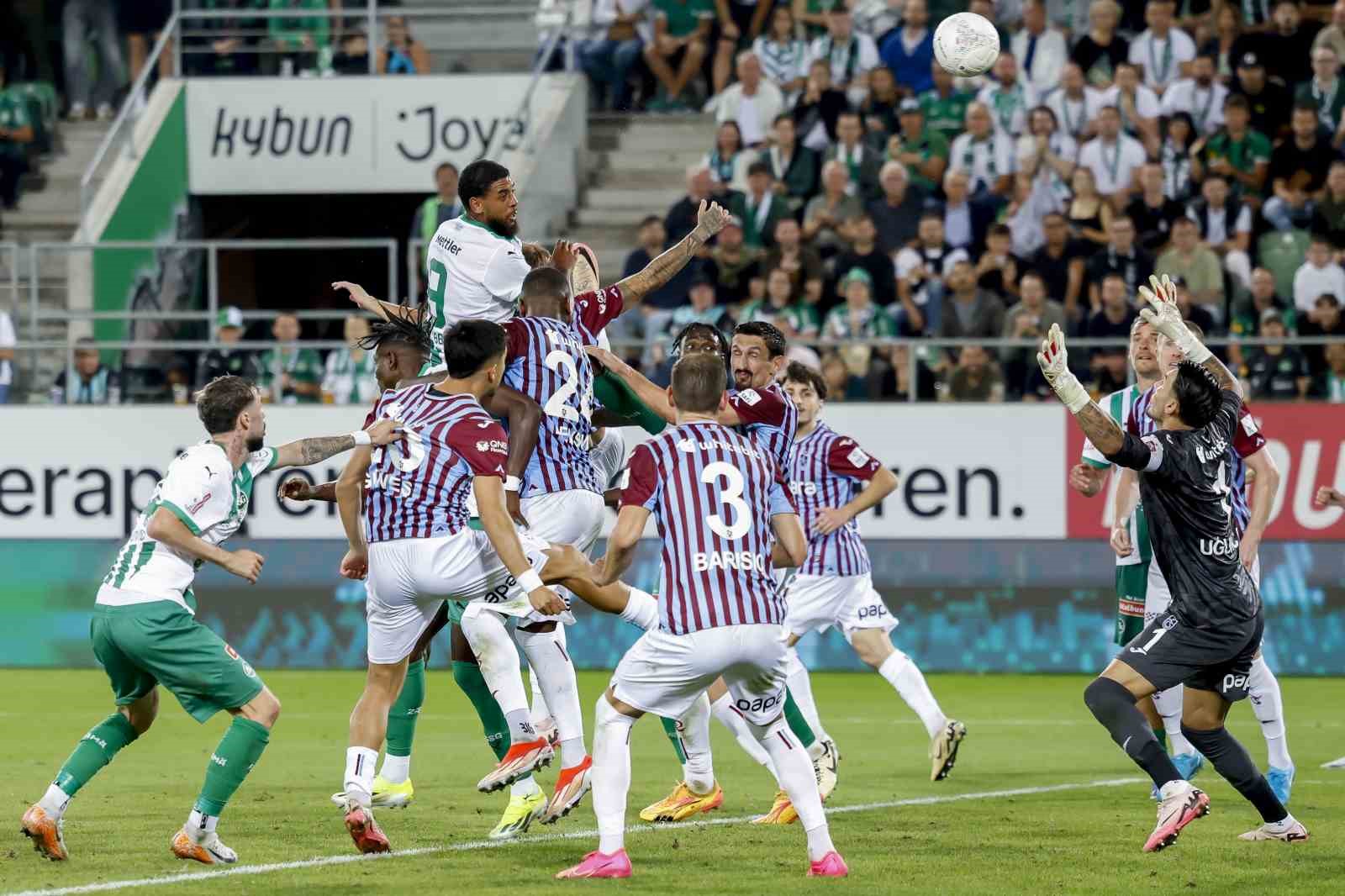 UEFA Avrupa Konferans Ligi: St. Gallen: 0 - Trabzonspor: 0 (Maç sonucu)
