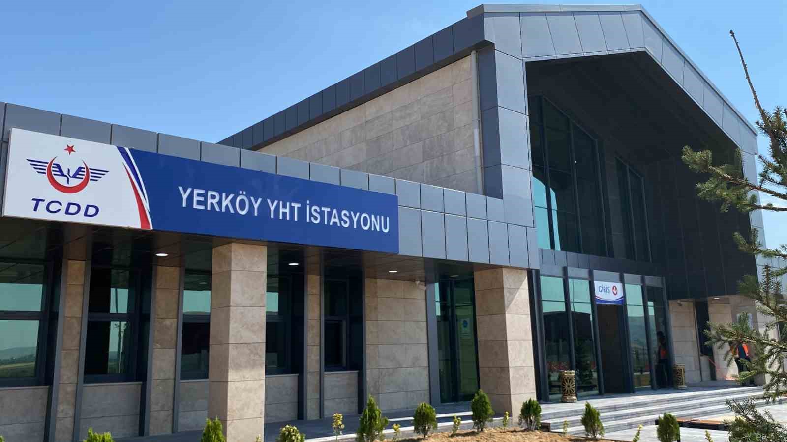 Yozgat’taki Yerköy YHT istasyonu hizmet vermeye başladı
