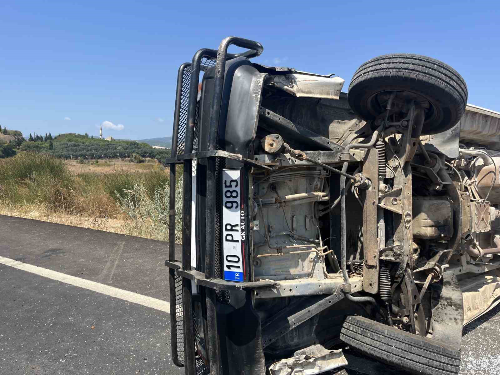 Bandırma’da trafik kazası: 2 yaralı
