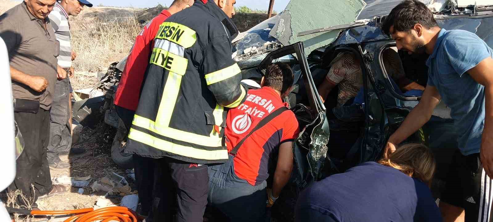 Mersin’de trafik kazası: 1 ölü, 6 yaralı
