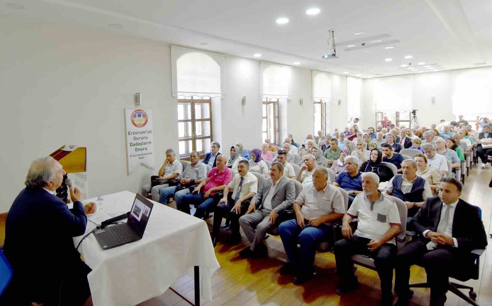 ER-VAK Başkanı Güzel’den ’Mustafa Kemal’in Erzurum Günleri’ konferansı
