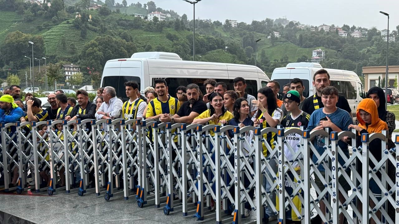 Fenerbahçe, Rize’ye geldi
