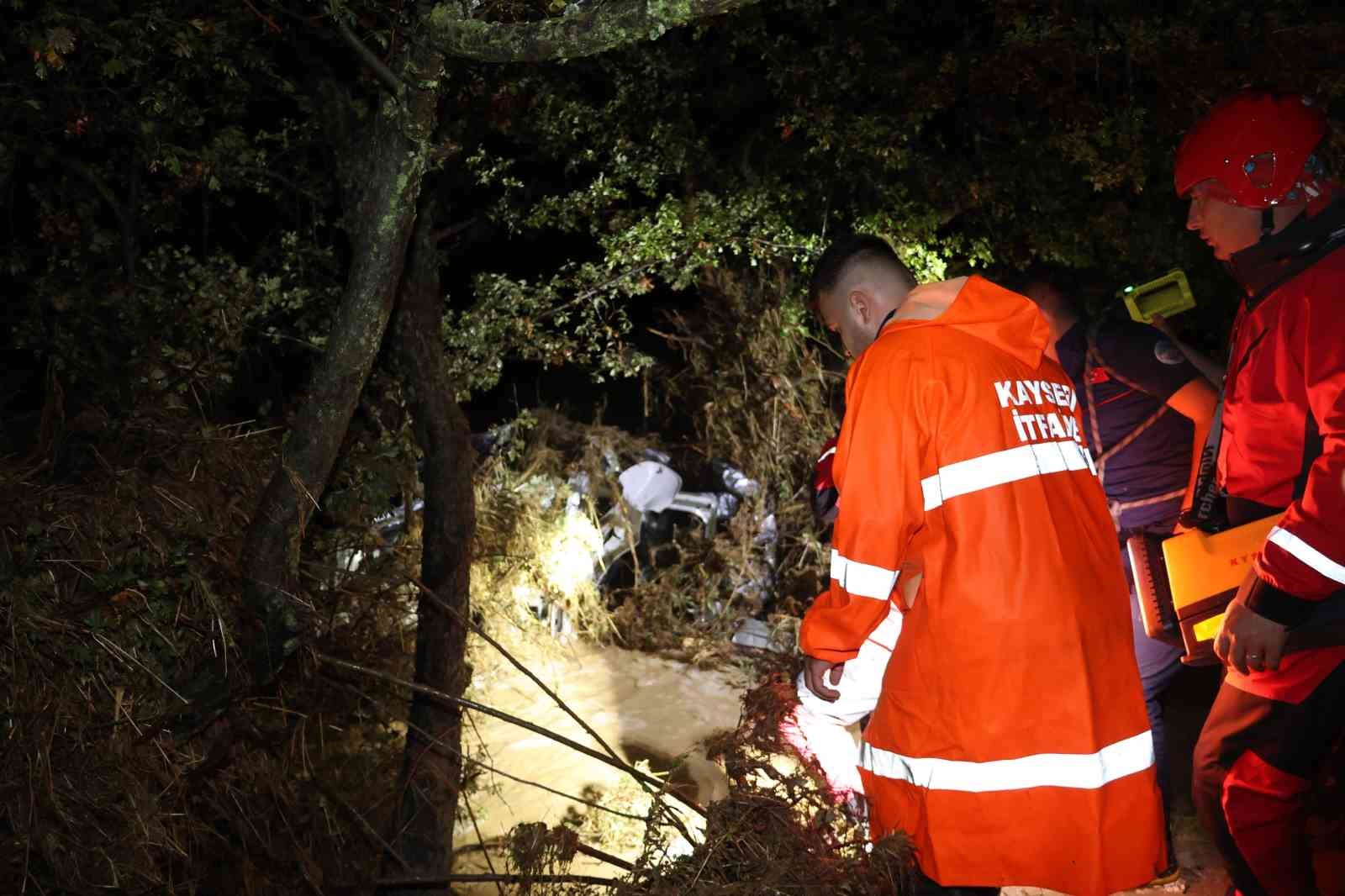 Kayseri’de sel felaketi: 1 kişi kayıp
