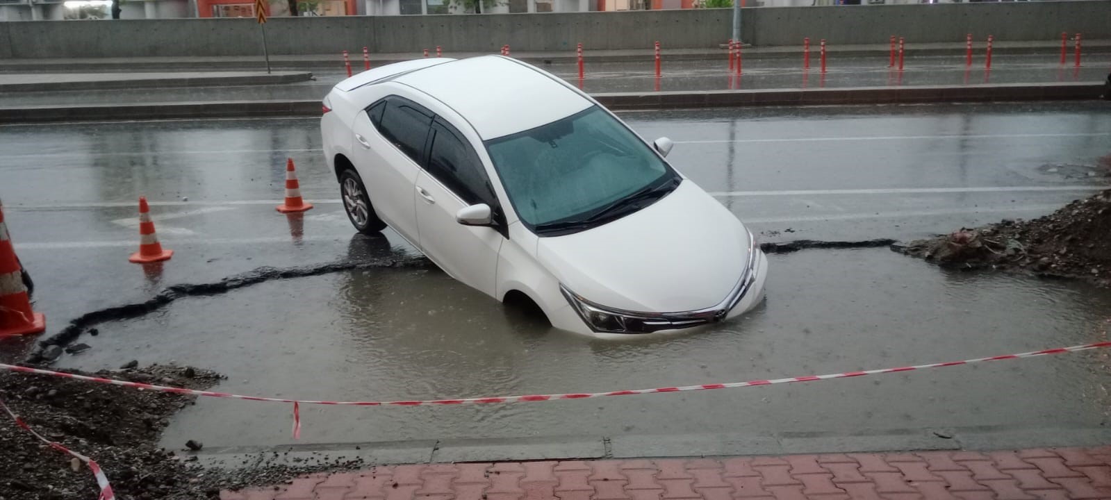 Samsun’da sağanak: Bafra sular altında
