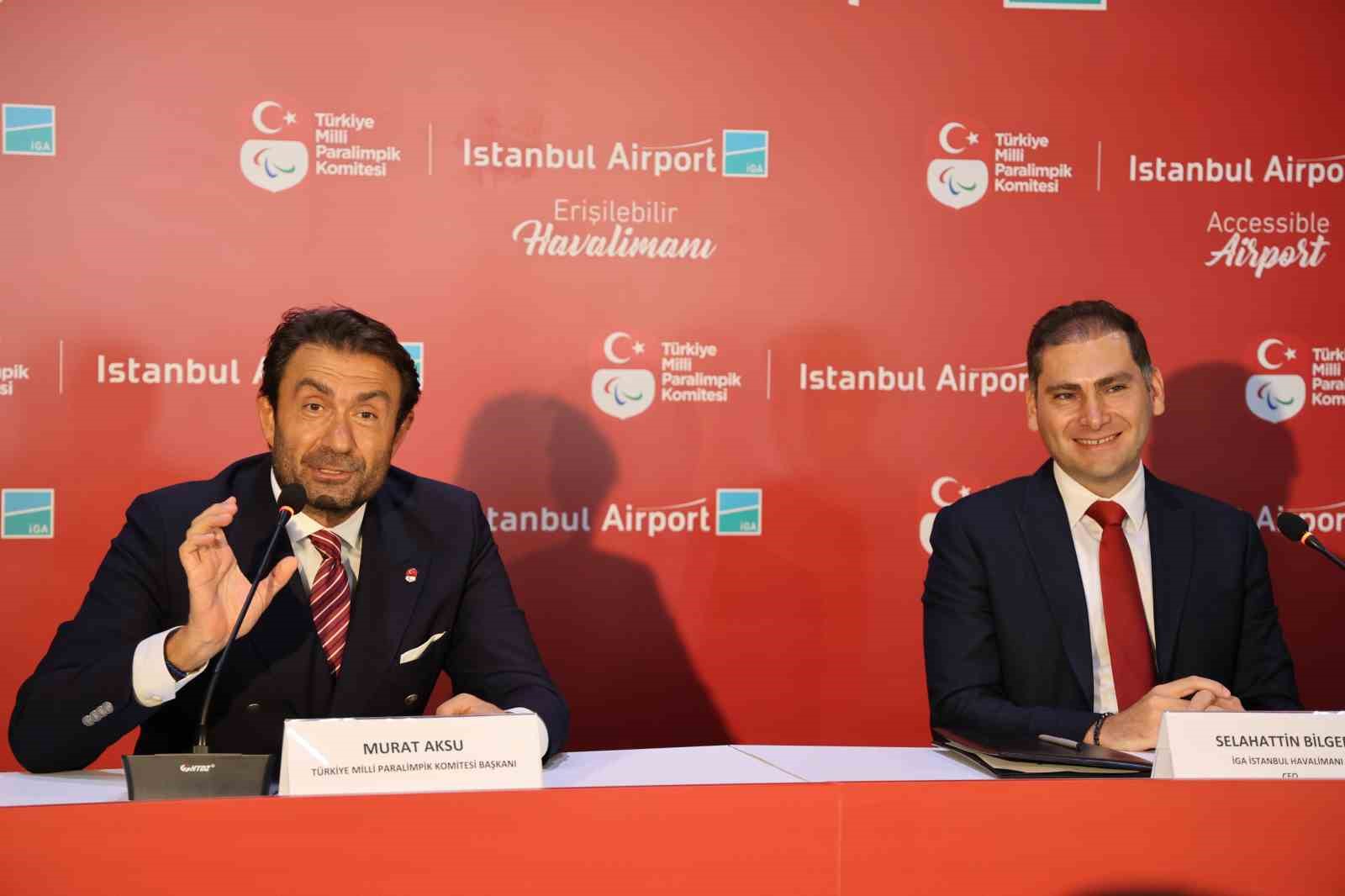 İGA, Türkiye Paralimpik Komitesi ile sponsorluk anlaşması imzaladı
