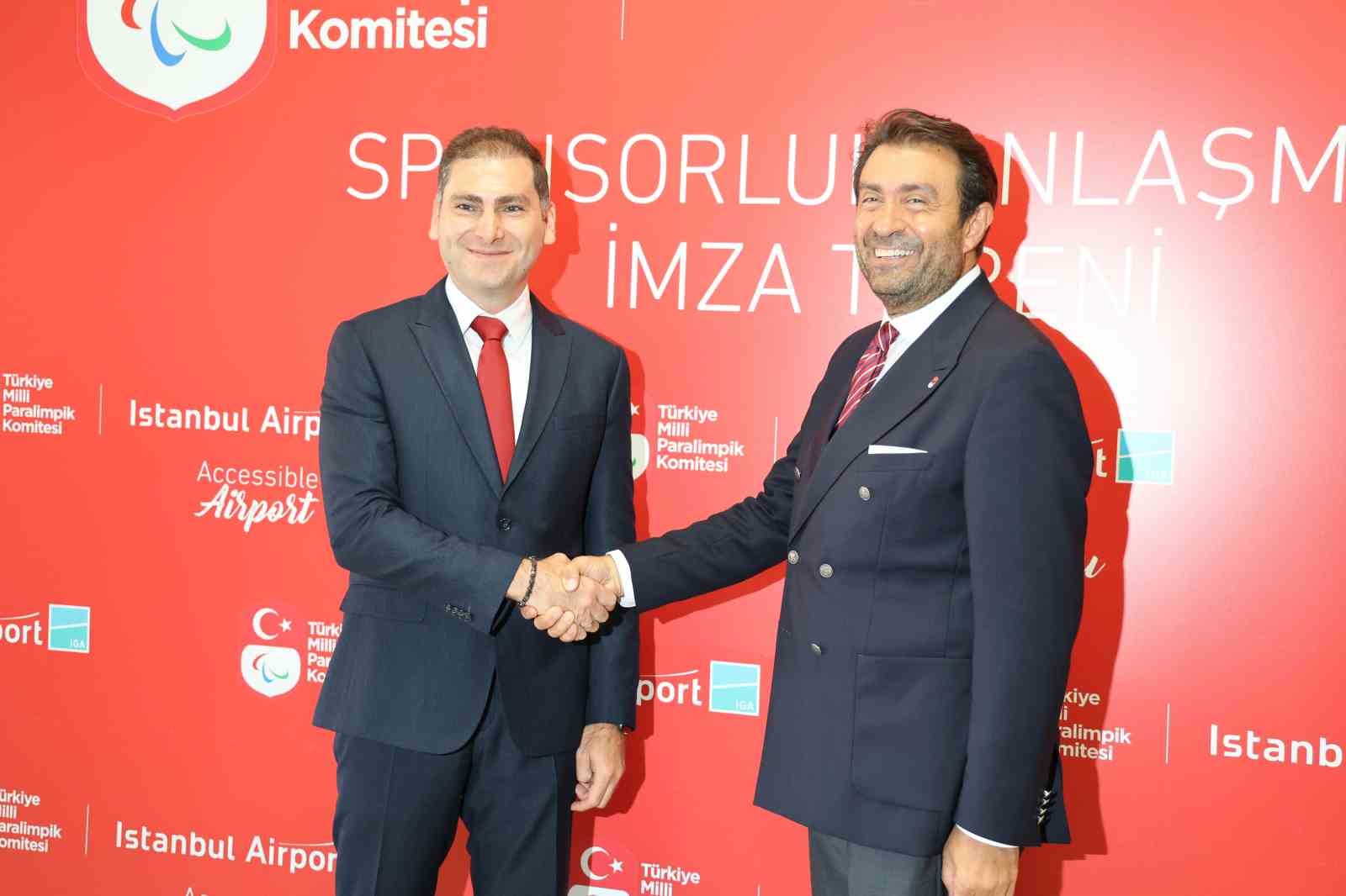 İGA, Türkiye Paralimpik Komitesi ile sponsorluk anlaşması imzaladı
