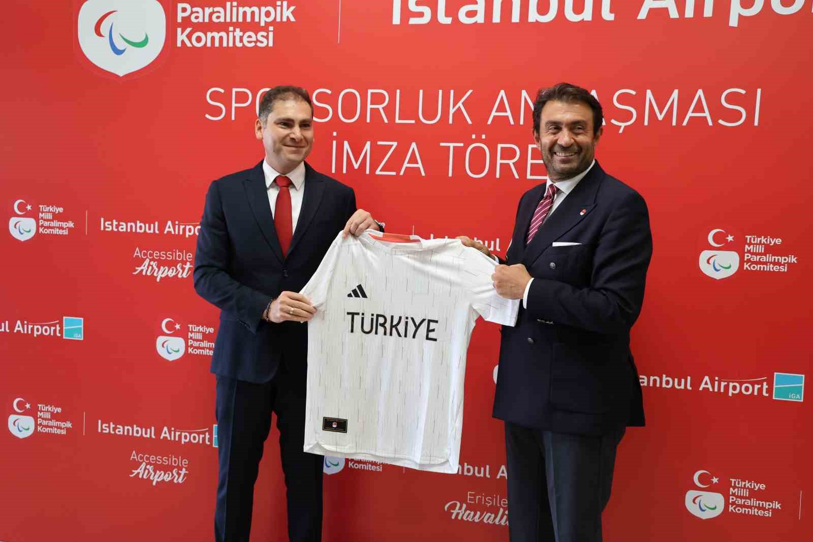 İGA, Türkiye Paralimpik Komitesi ile sponsorluk anlaşması imzaladı
