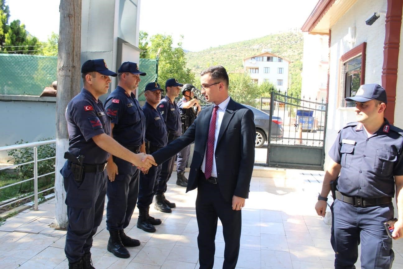 Kaymakam Ardal, güvenlik ve asayiş konuları hakkında bilgi aldı
