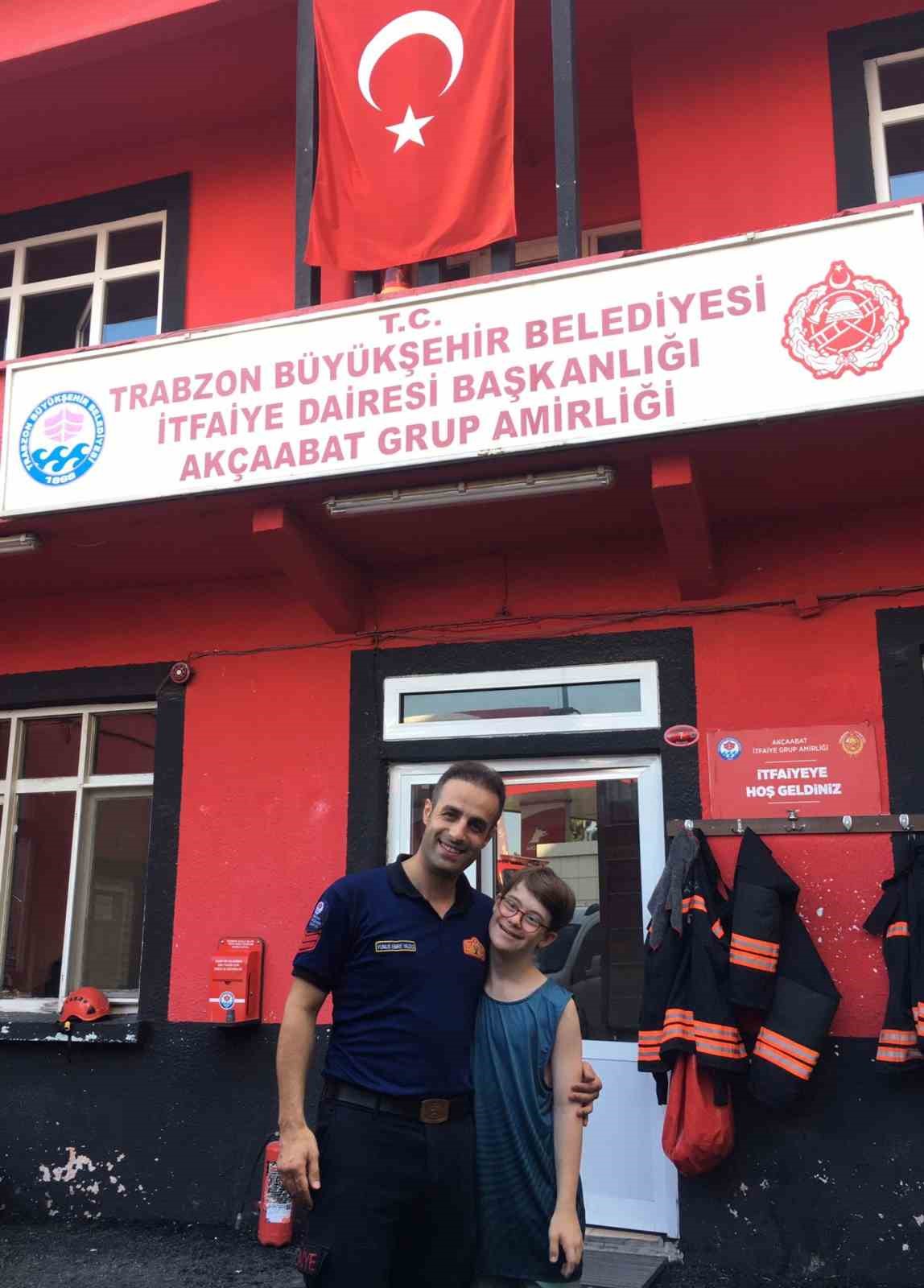 İtfaiyeden ’özel’ Murat için ’özel’ tatbikat
