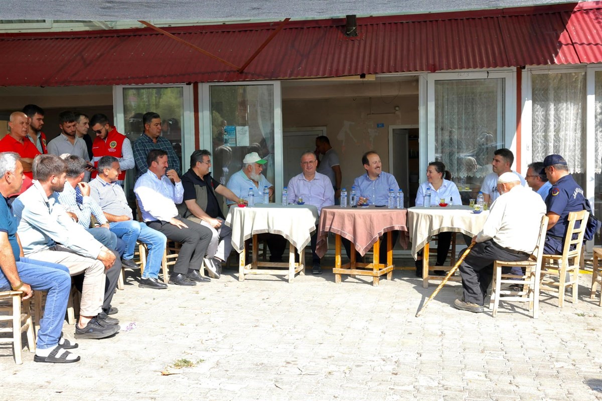 Vali Pehlivan, Yörükleri yayladaki çadırlarında ziyaret etti
