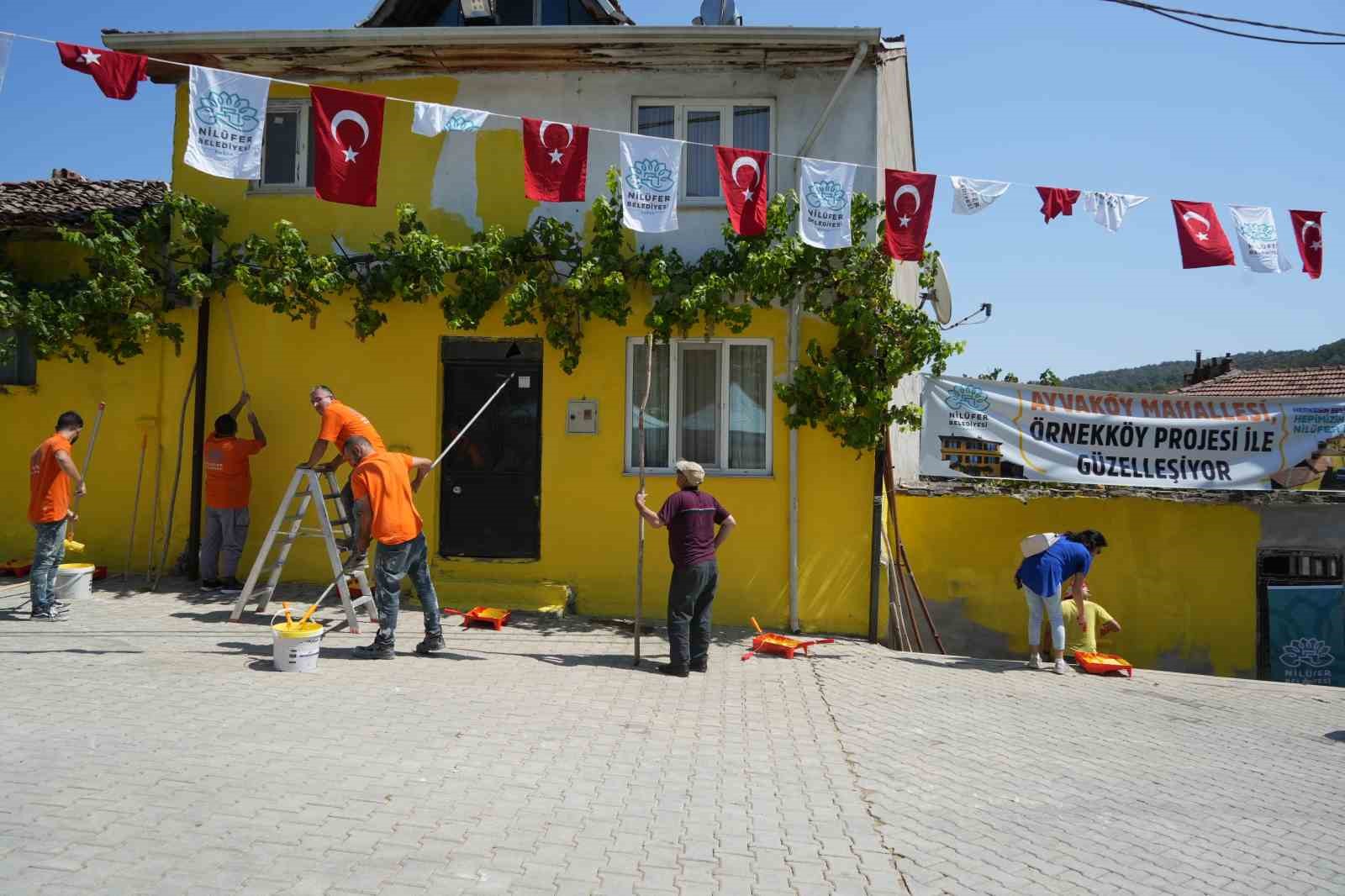 Nilüfer’de ’Örnekköy Projesi’nin ilk durağı Ayvaköy oldu
