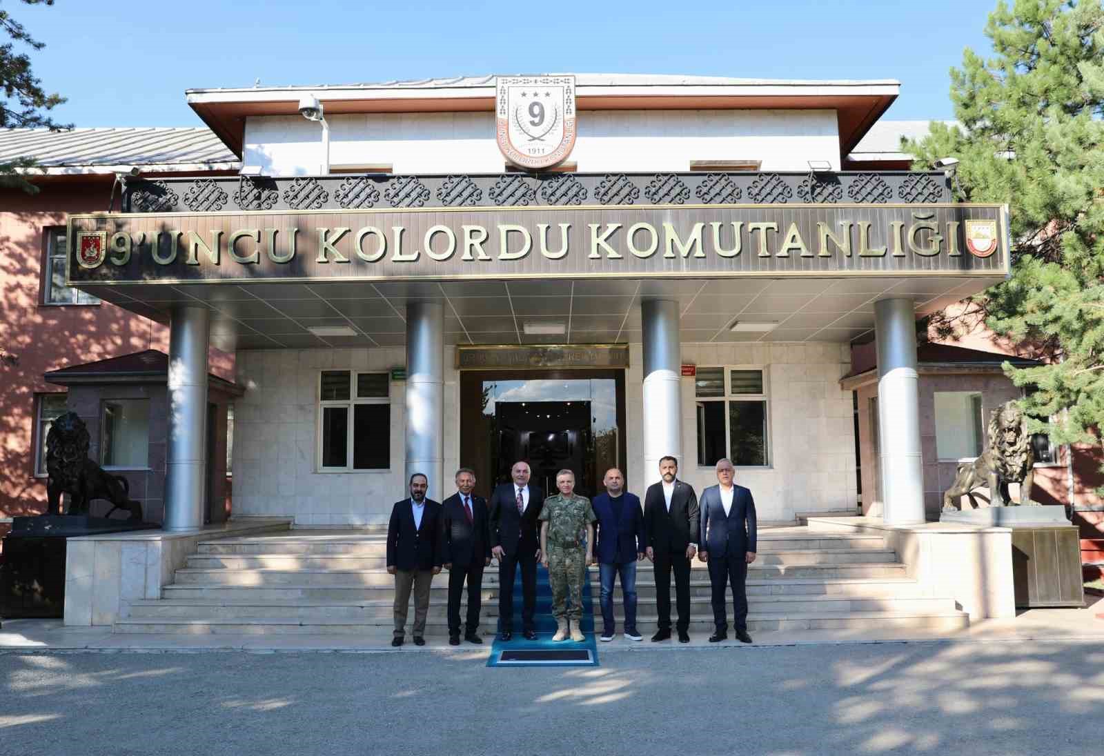 ETSO heyetinden 9. Kolordu Komutanı Tümgeneral Tuncay Altuğ’a hayırlı olsun ziyareti
